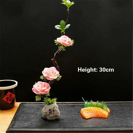 Elegant Floral-Inspired Sushi Serving Set for Luxurious Dining - Très Elite