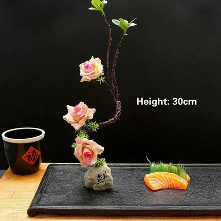 Elegant Floral-Inspired Sushi Serving Set for Luxurious Dining - Très Elite