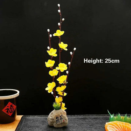 Elegant Floral-Inspired Sushi Serving Set for Luxurious Dining - Très Elite