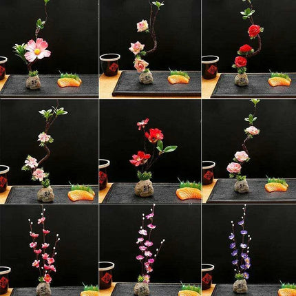 Elegant Floral-Inspired Sushi Serving Set for Luxurious Dining - Très Elite