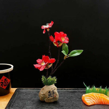 Elegant Floral-Inspired Sushi Serving Set for Luxurious Dining - Très Elite