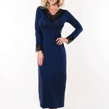 Elegant Floral Lace Viscose Night Slip - Très Elite