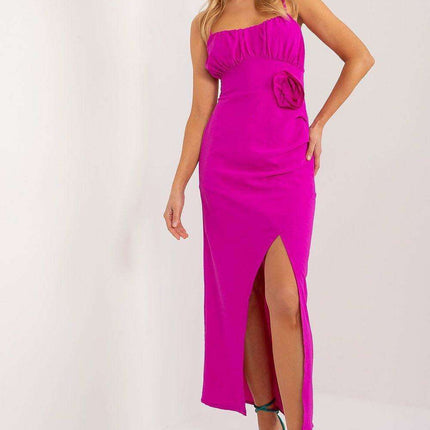 Elegant Floral Midi Dress For Summer Festivities Chic