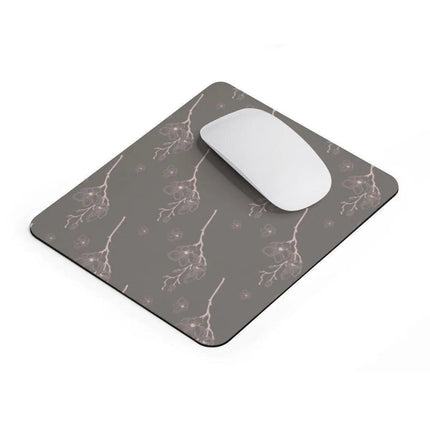 Elegant Floral Neoprene Mouse Pad for a Stylish Office Experience..