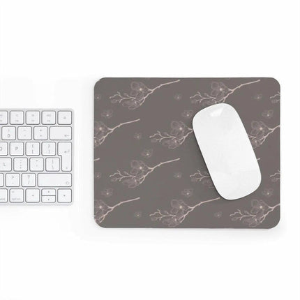 Elegant Floral Neoprene Mouse Pad for a Stylish Office Experience..