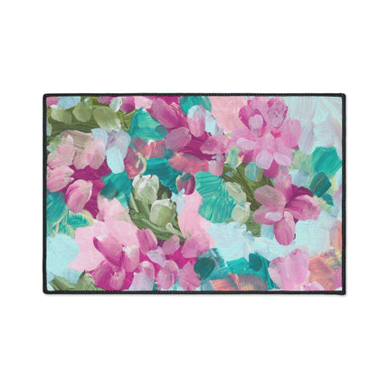 Elegant Floral Non-Slip Area Rug for Modern Home Elegance