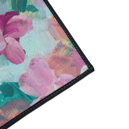 Elegant Floral Non-Slip Area Rug for Modern Home Elegance