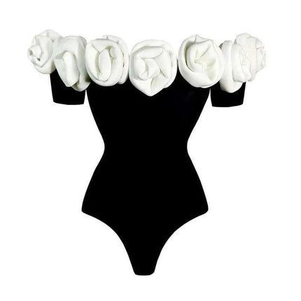 Elegant Floral Ruffled Push-Up Women’s One-Piece Swimwear Set - Très Elite