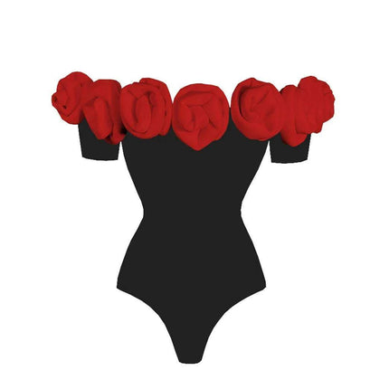 Elegant Floral Ruffled Push-Up Women’s One-Piece Swimwear Set - Très Elite