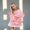 pink long sleeve / 7-8Y 130