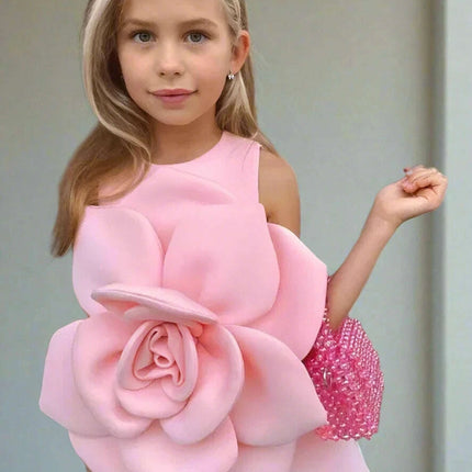 Elegant Floral Summer Dress for Girls - Perfect Party and Stage Show Outfit - Très Elite