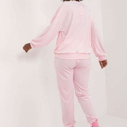 Elegant Floral Velour Lounge Set For Women Cozy Homewear - Très Elite