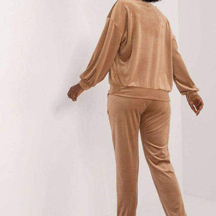 Elegant Floral Velour Lounge Set For Women Cozy Homewear - Très Elite