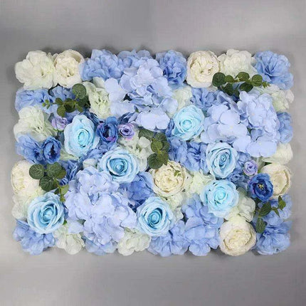 Elegant Floral Wall Art Handmade with Cotton, Silk, and Artificial Blooms - Très Elite