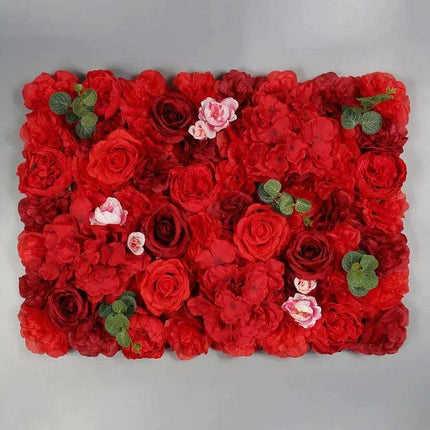 Elegant Floral Wall Art Handmade with Cotton, Silk, and Artificial Blooms - Très Elite