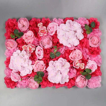 Elegant Floral Wall Art Handmade with Cotton, Silk, and Artificial Blooms - Très Elite