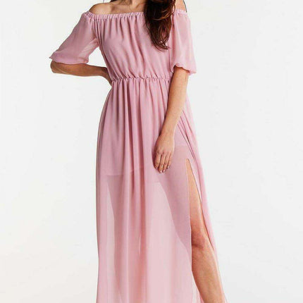 Elegant Flowing Chiffon Maxi Dress - The Essential Wardrobe Highlight - Très Elite