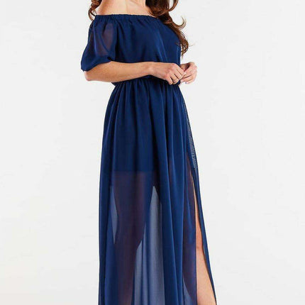 Elegant Flowing Chiffon Maxi Dress - The Essential Wardrobe Highlight - Très Elite