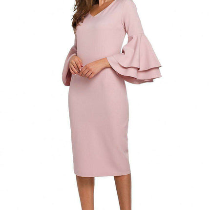 Elegant Flowing Sleeve Cocktail Dress for Memorable Occasions - Très Elite