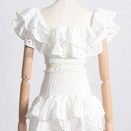 Elegant French-Style Outfit with Whimsical Fungus Accents - Très Elite