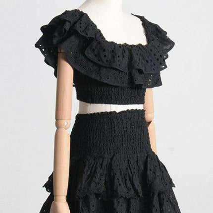 Elegant French-Style Outfit with Whimsical Fungus Accents - Très Elite
