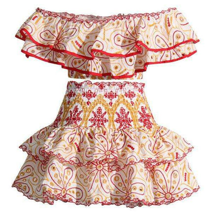 Elegant French-Style Outfit with Whimsical Fungus Accents