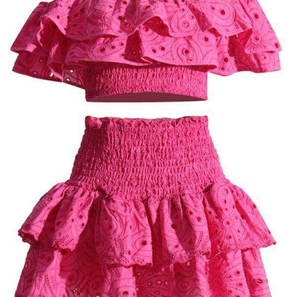 Elegant French-Style Outfit with Whimsical Fungus Accents