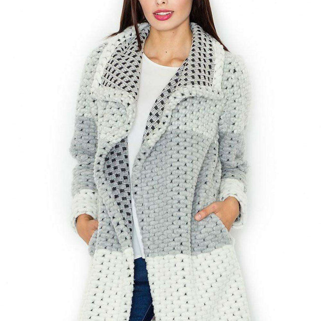 Elegant Frost Fashion: Figl Collection - Trendy Winter Coat for Chilly Days