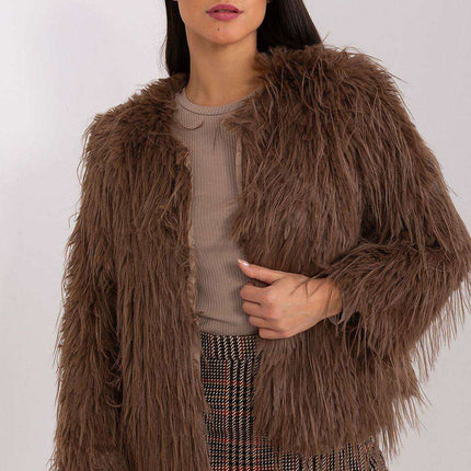 Elegant Fur-Trimmed Outerwear Jacket for All Seasons - Très Elite
