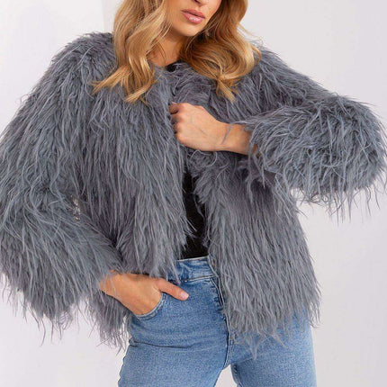 Elegant Fur-Trimmed Outerwear Jacket for All Seasons - Très Elite