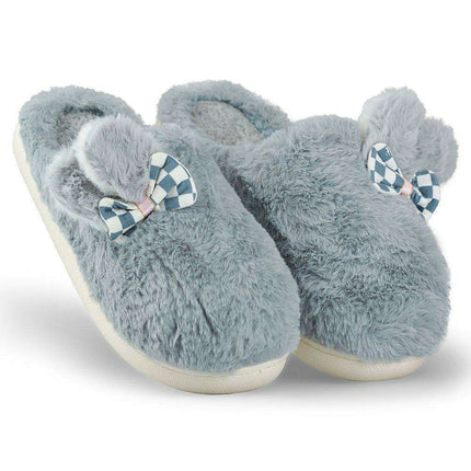 Elegant Furry Ear Slippers - Très Elite