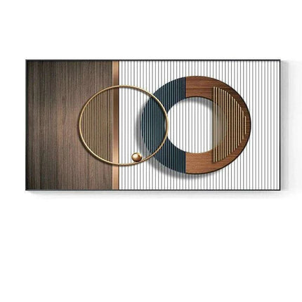 Elegant Geometric Canvas Art Prints: Transform Your Home Decor..