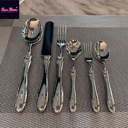 Elegant German Engineered Roman Stainless Steel Dining Essentials - Très Elite
