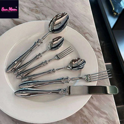 Elegant German Engineered Roman Stainless Steel Dining Essentials - Très Elite