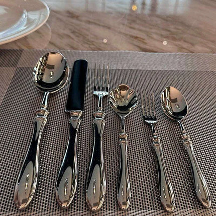 Elegant German Engineered Roman Stainless Steel Dining Essentials - Très Elite