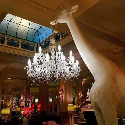 Elegant Giraffe Standing Lamp - Très Elite
