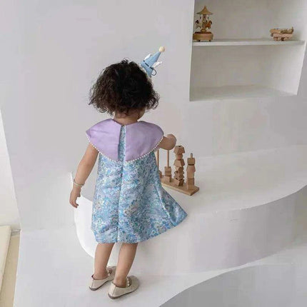 Elegant Girls' Birthday Dress with Big Bow - Boutique Party Gown for Kids A2518 - Très Elite