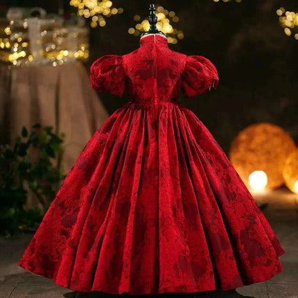 Elegant Girls' Evening Gown - Ideal for Birthdays, Baptisms, and Festive Occasions - Très Elite
