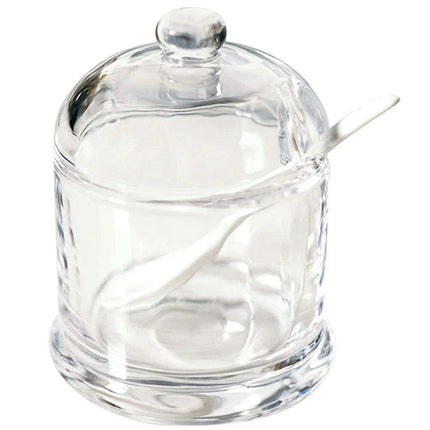 Elegant Glass Spice Jars with Lids for an Upscale Kitchen- Très Elite- Très Elite