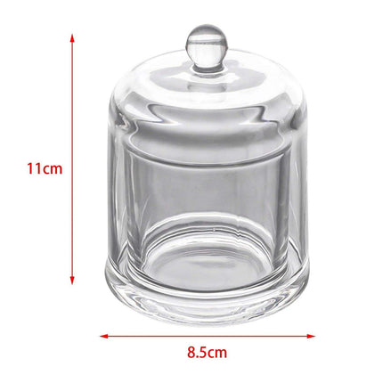 Elegant Glass Tealight Holder with Protective Dome for Timeless Home Decor - Très Elite