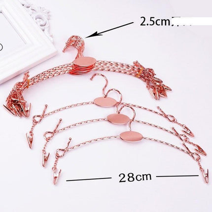 Elegant Gold Alloy Hangers - Chic Organization for Lingerie & Undergarments..