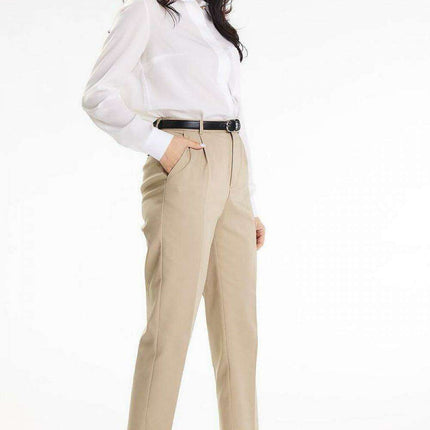Elegant Gold Button-Up Shirt with Collar for Professional Attire - Très Elite