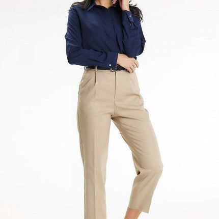 Elegant Gold Button-Up Shirt with Collar for Professional Attire - Très Elite
