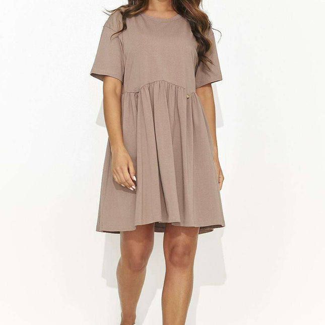 Elegant Gold-Embellished Daydreamer Mini Dress