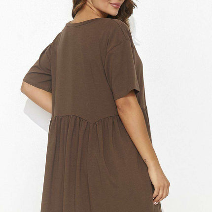 Elegant Gold-Embellished Daydreamer Mini Dress - Très Elite