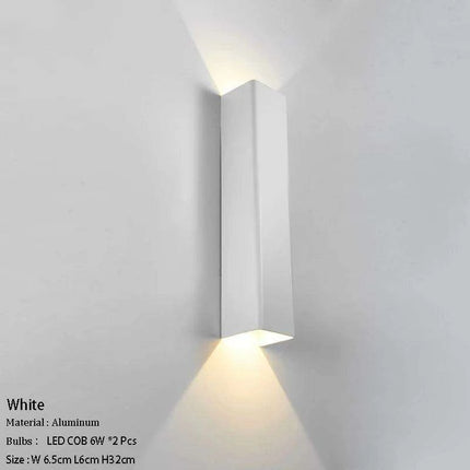 Elegant Gold LED Wall Sconce for Modern Indoor Lighting..