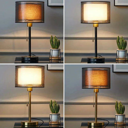 Elegant Gold Table Lamp for Nordic-Inspired Bedrooms - Très Elite
