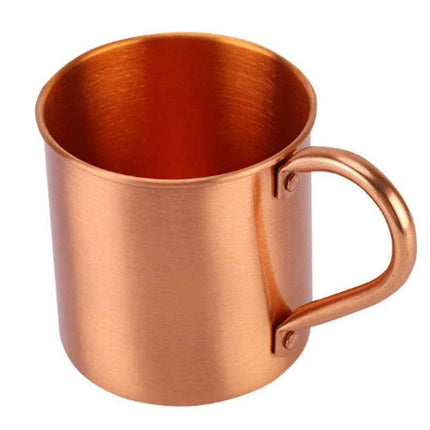 Elegant Handcrafted Copper Cocktail Mug with Stylish Handle - Très Elite
