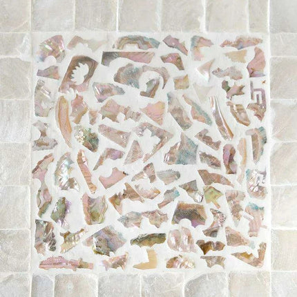 Elegant Handcrafted Mother of Pearl Tissue Box - Unique Artisan Decor for a Chic Home Upgrade - Très Elite