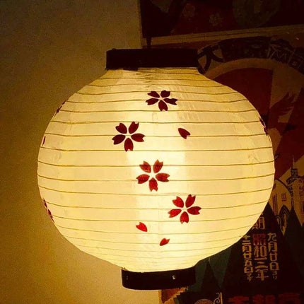 Elegant Handmade Japanese Silk Waterproof Lantern for Outdoor Spaces - 30x30CM - Très Elite